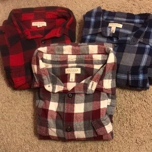 Bundle of Flannel Button Downs